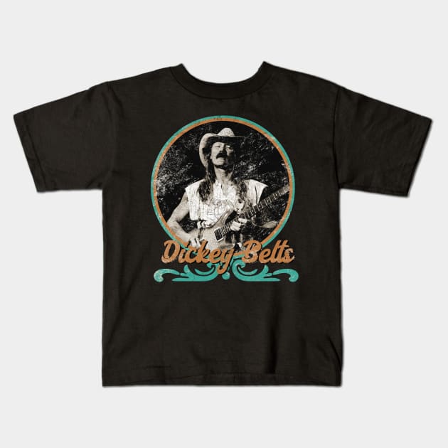 Dickey-Betts Kids T-Shirt by Multidimension art world